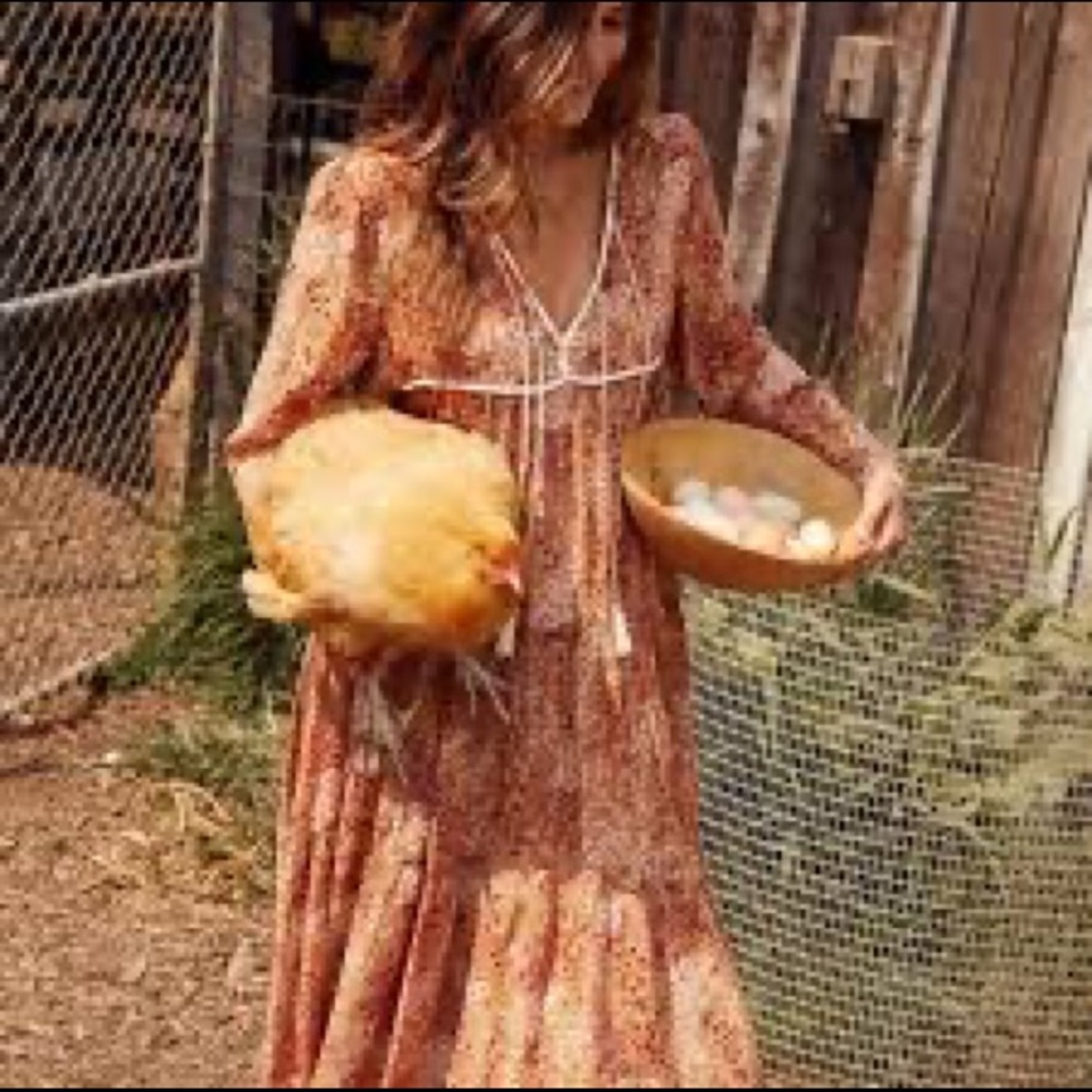 CHRISTY DAWN PALOMA DRESS RUST GARDEN XS/S